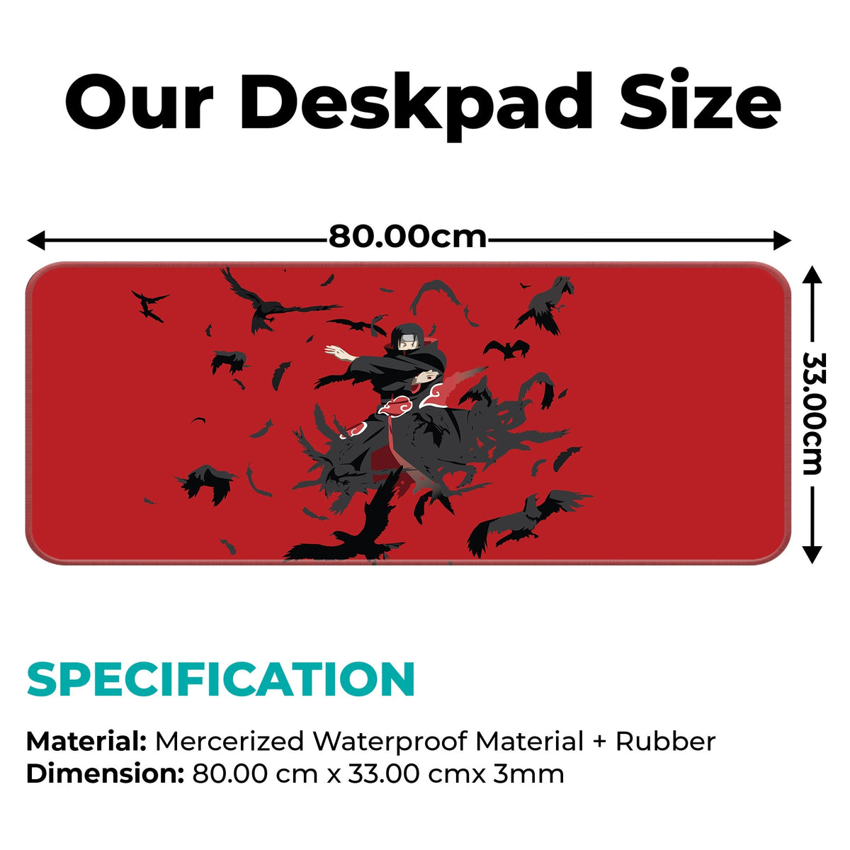Itachi - Minimal - I - E-XL Mousepad