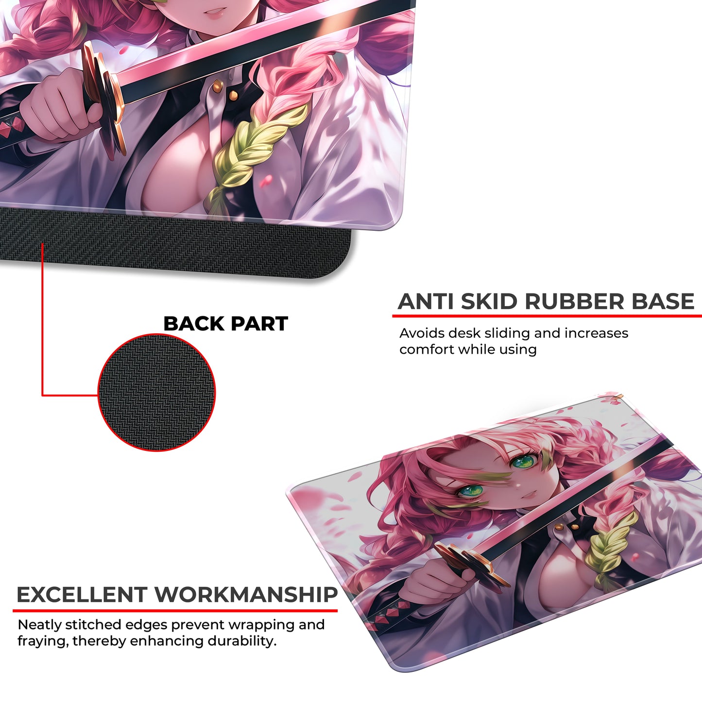 Mitsuri Kanroji - S Size Mousepad
