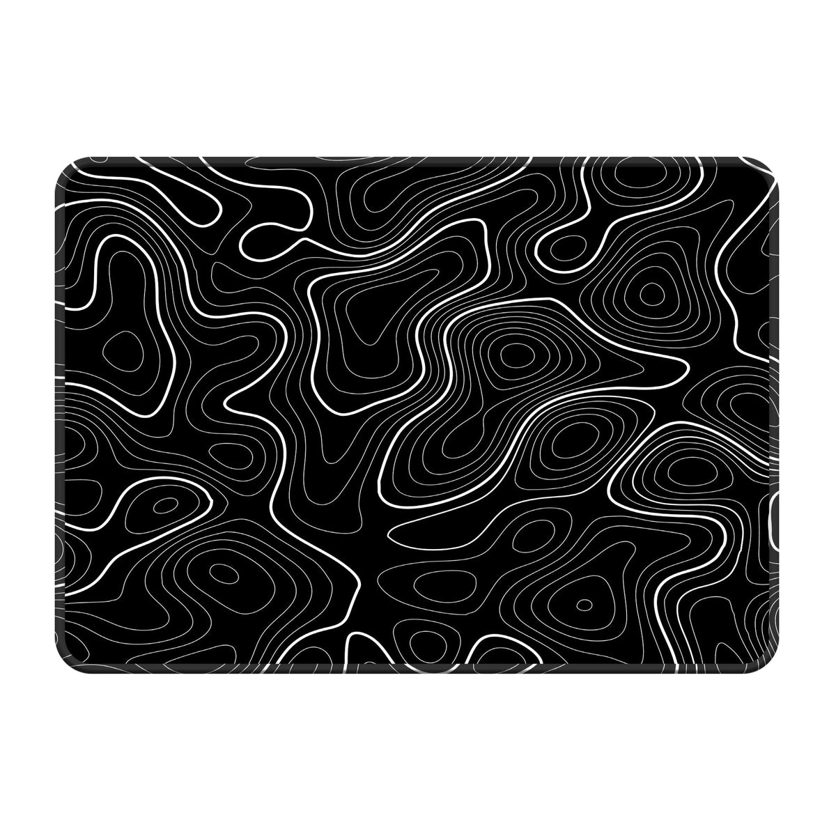 Black Topography - S Size Mousepad