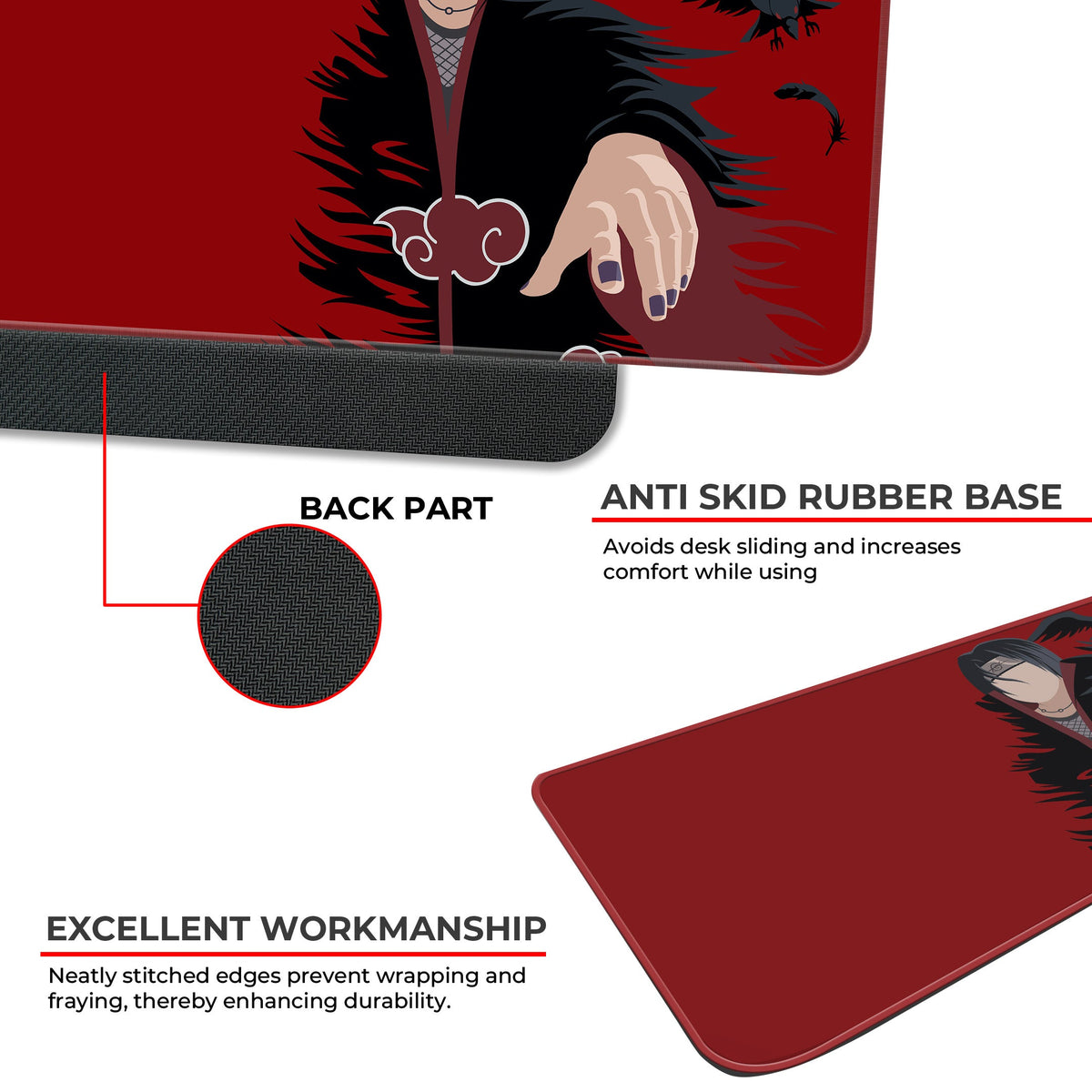 Itachi - Minimal - II - XL Mousepad