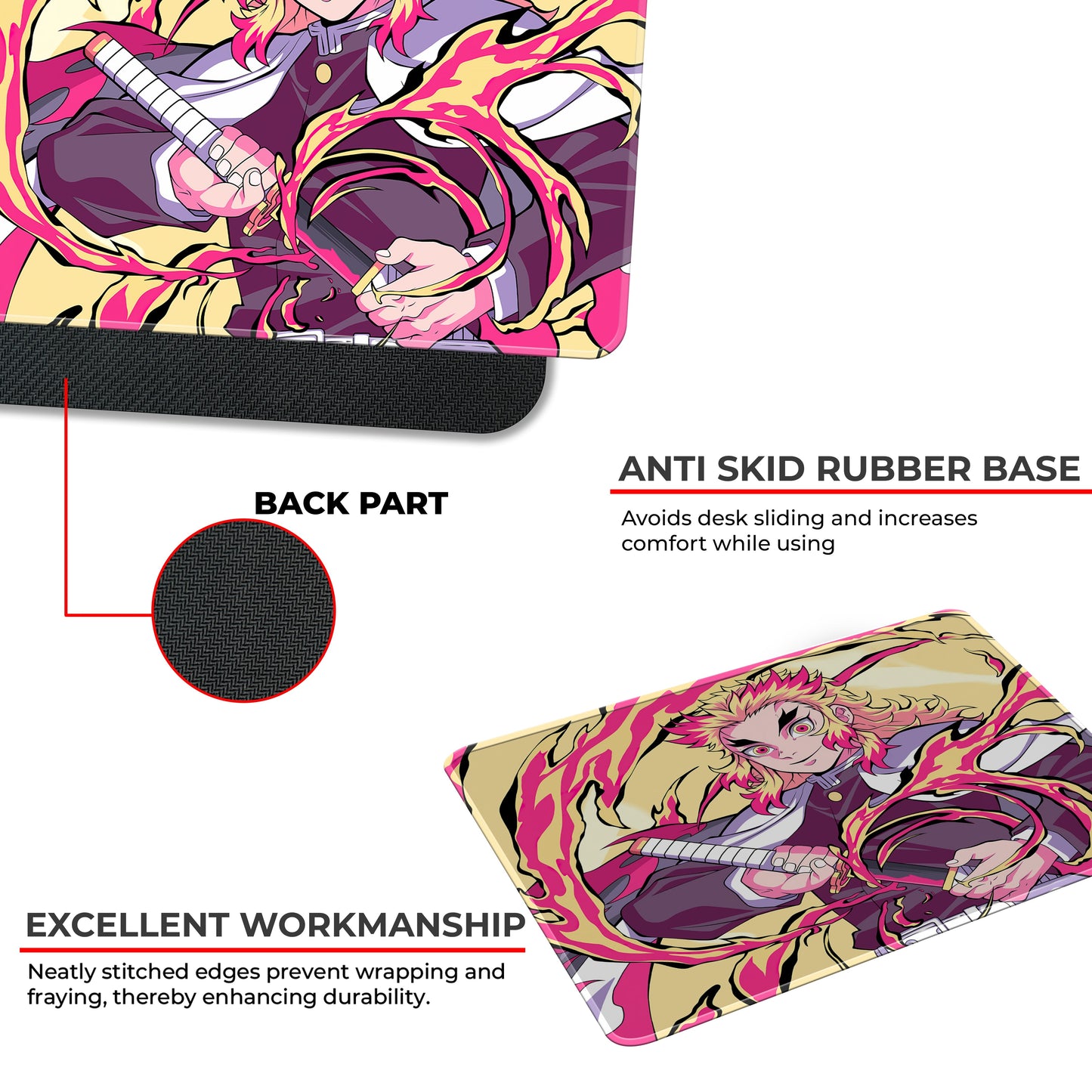 Rengoku Kyujuro - S Size Mousepad