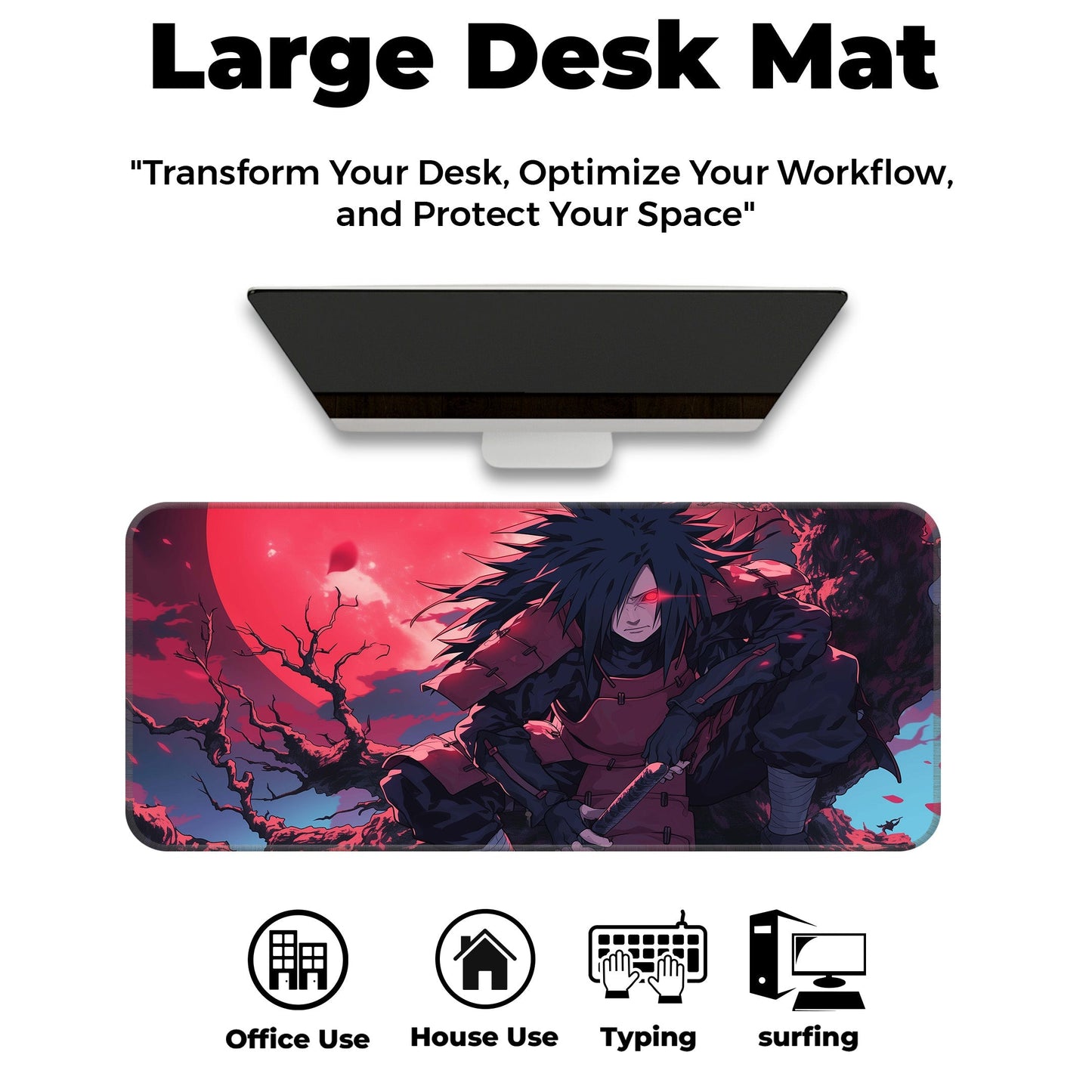 Uchiha Madara - XL Mousepad