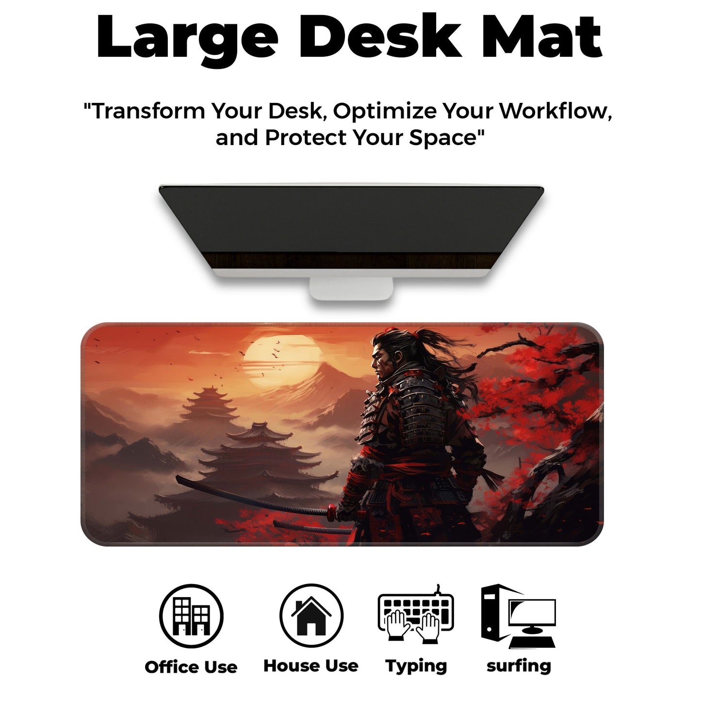 Japanese Samurai - XL Mousepad