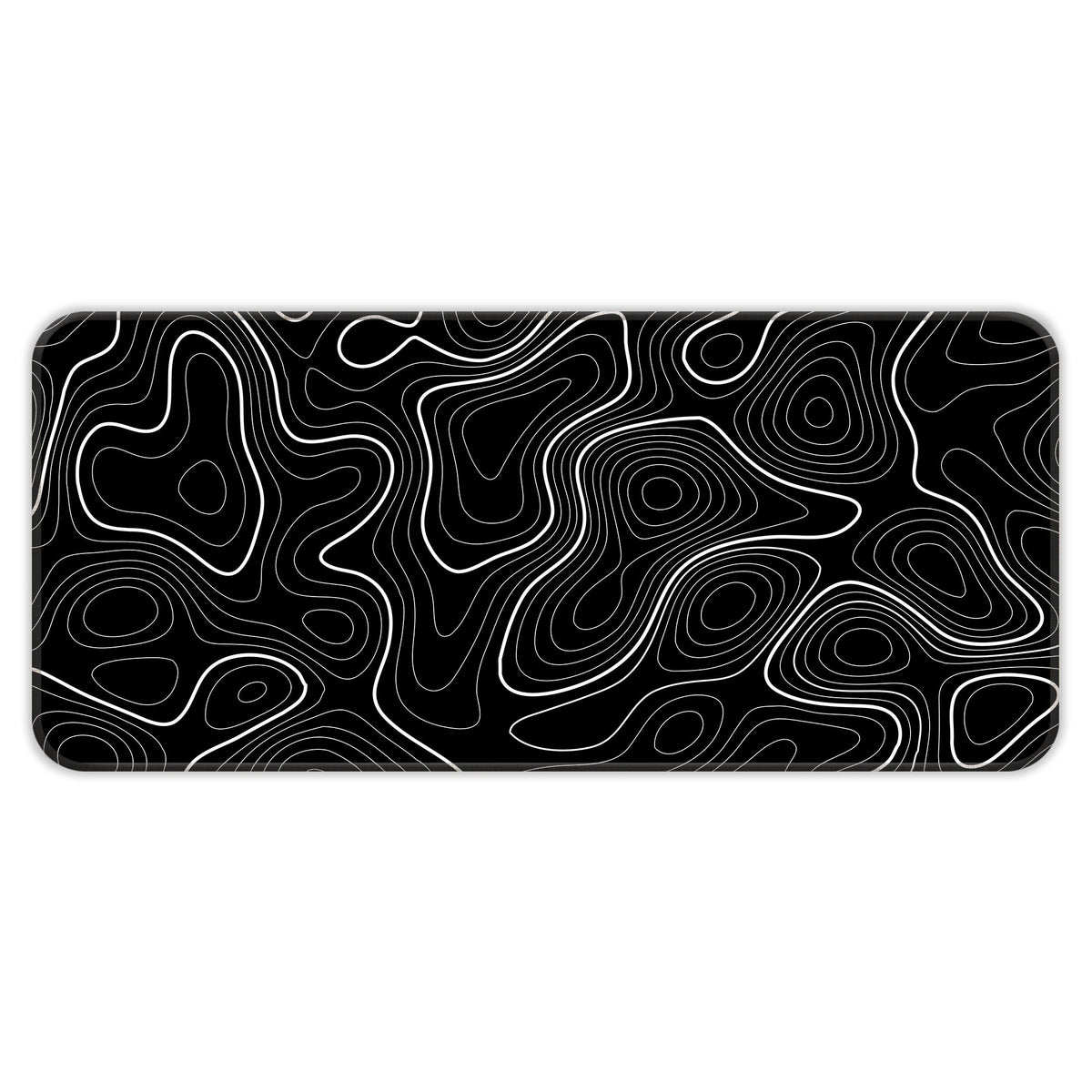 Black Topography - E-XL Mousepad