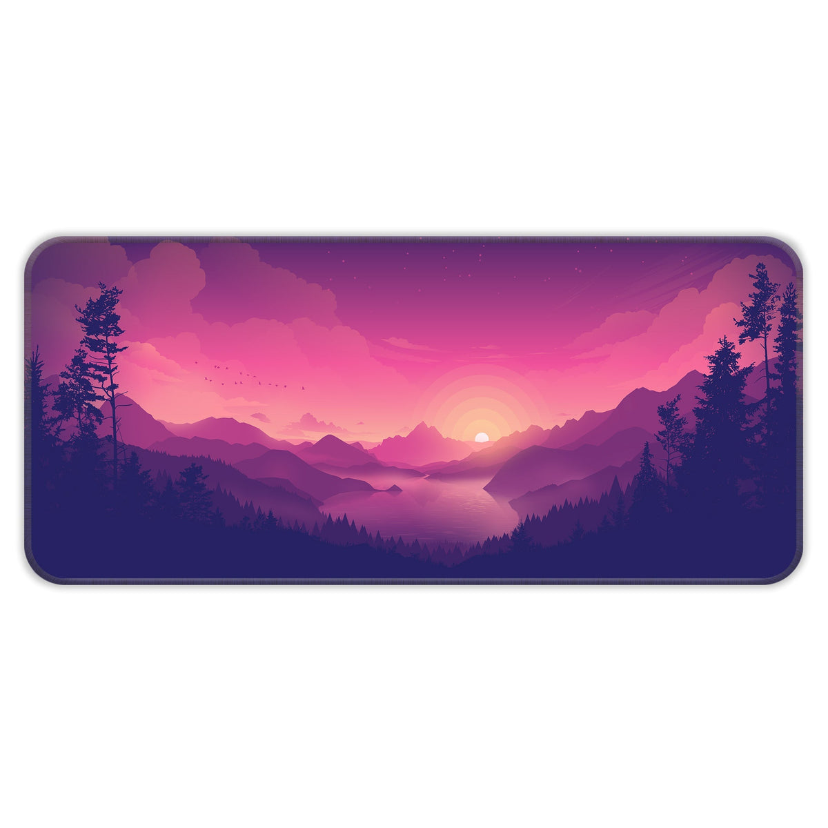 Pink Sunset - XL Mousepad