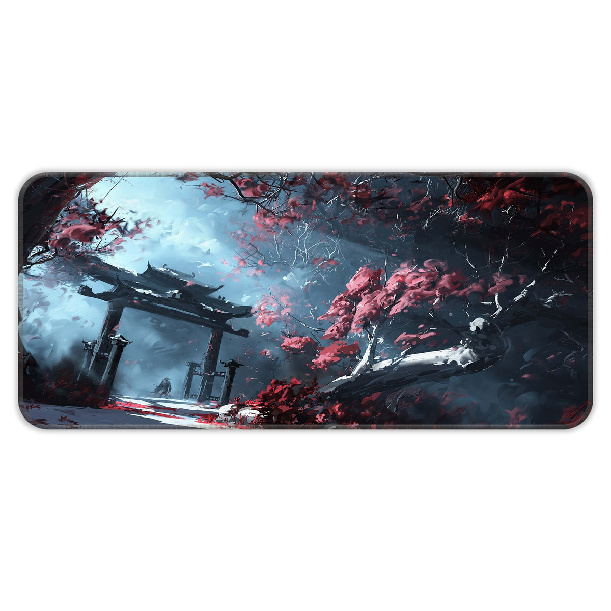 Dark Sakura Art - E-XL Mousepad