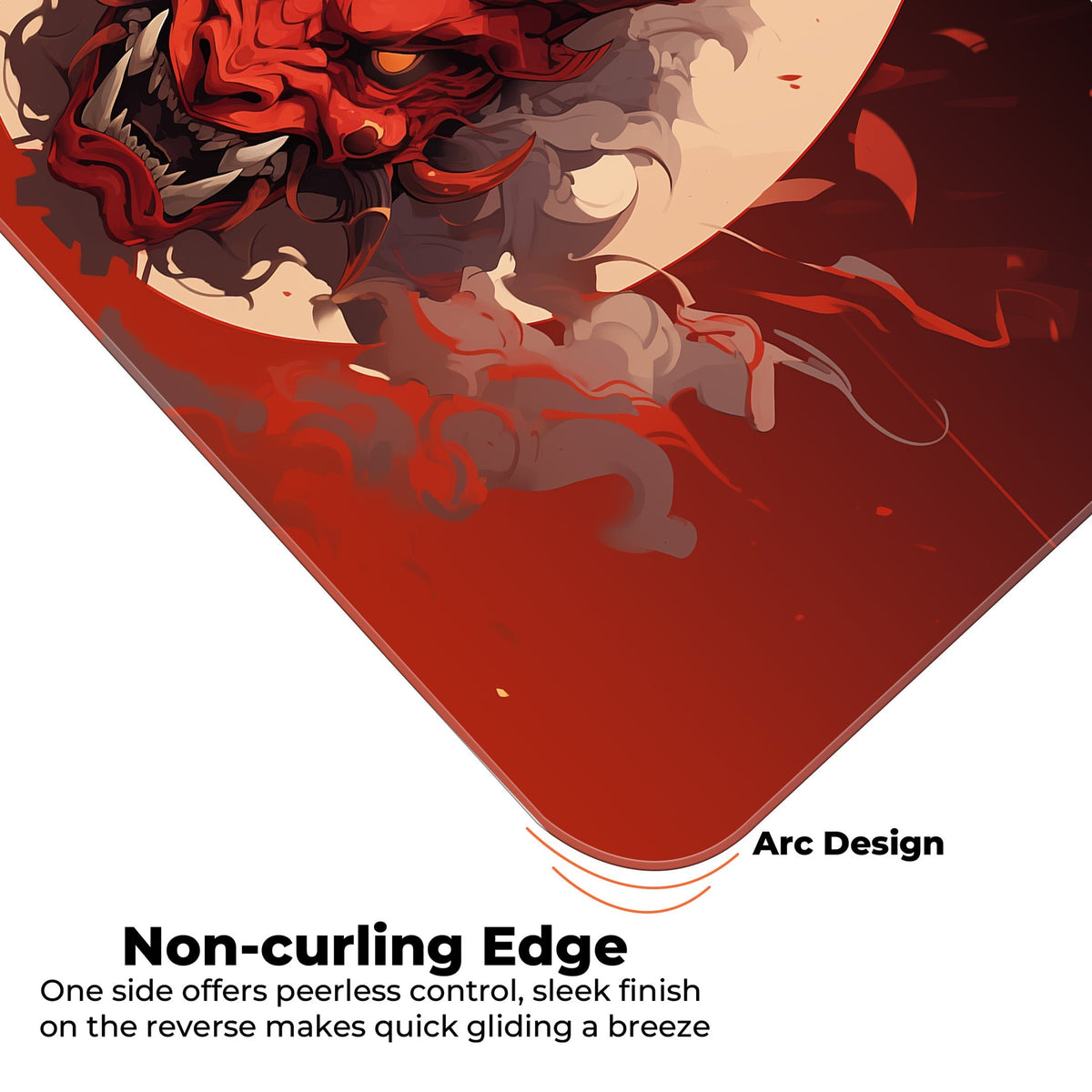 Oni Mask - Red - XL Mousepad