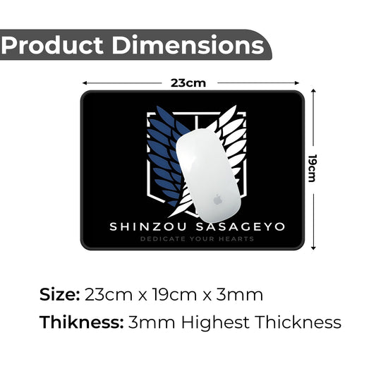 AOT - Survery Corps - S Size Mousepad