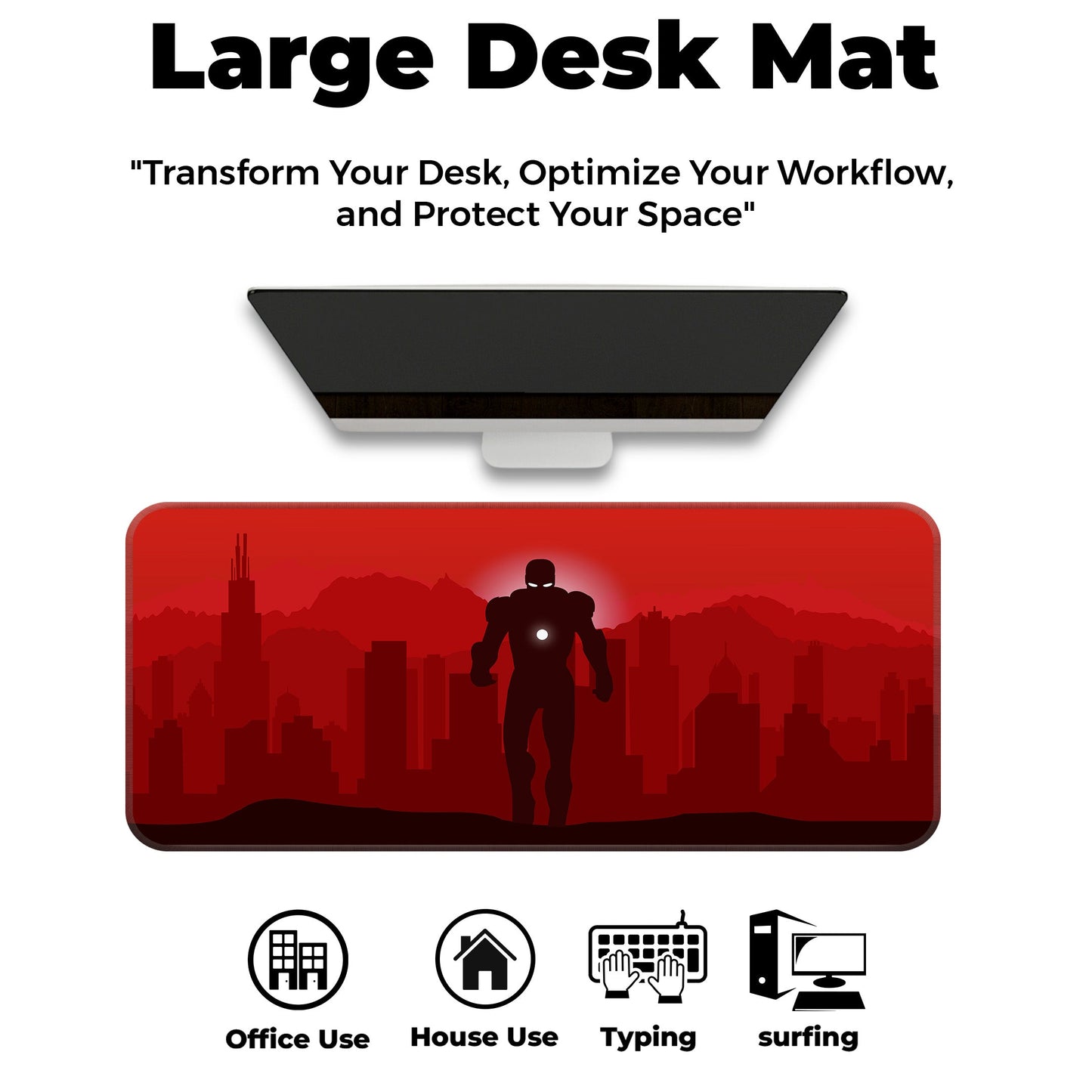 Ironman Red - E-XL Mousepad