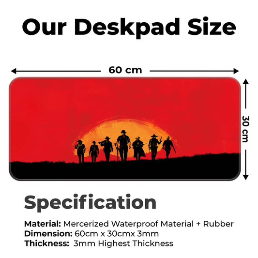 Red Dead Redemption II - XL Mousepad