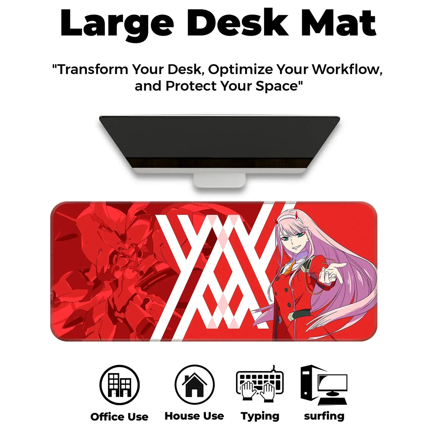 Zero Two - E-XL Mousepad