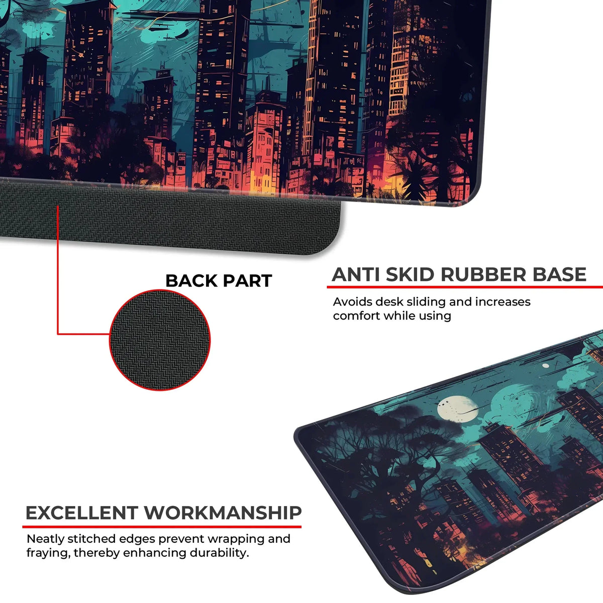 Modern Night City - XXL Mousepad