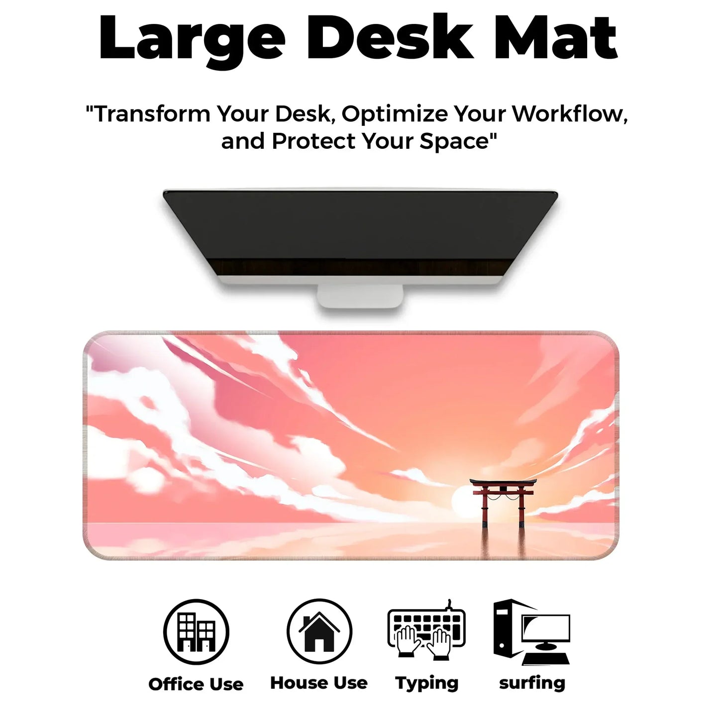 Tori Gate - Sunset - XL Mousepad
