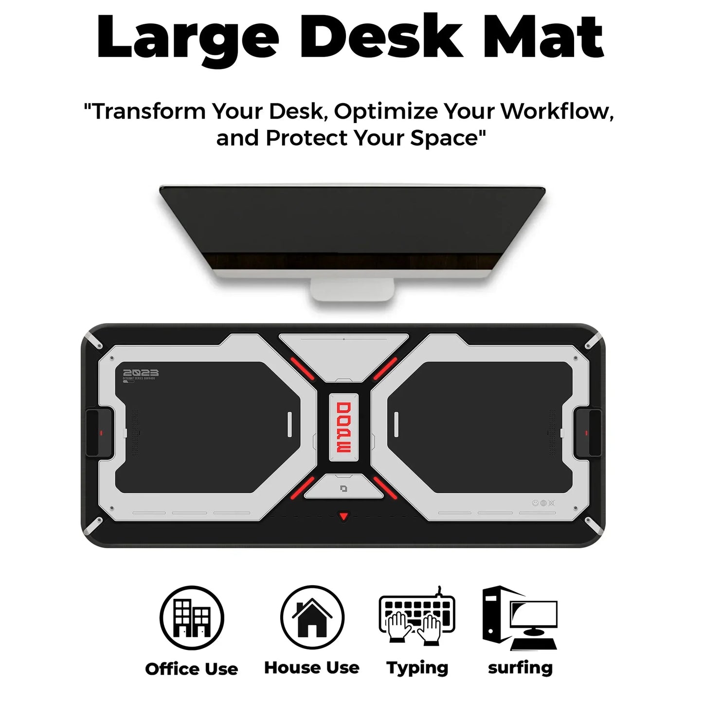 Dope Pattern - Black - XL Mousepad
