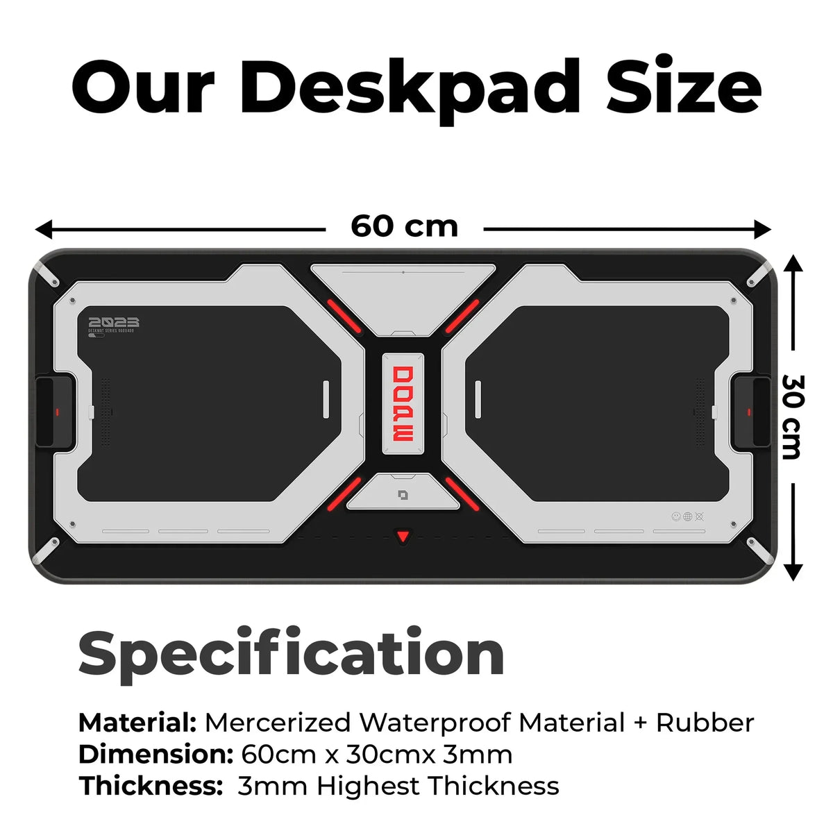 Dope Pattern - Black - XL Mousepad