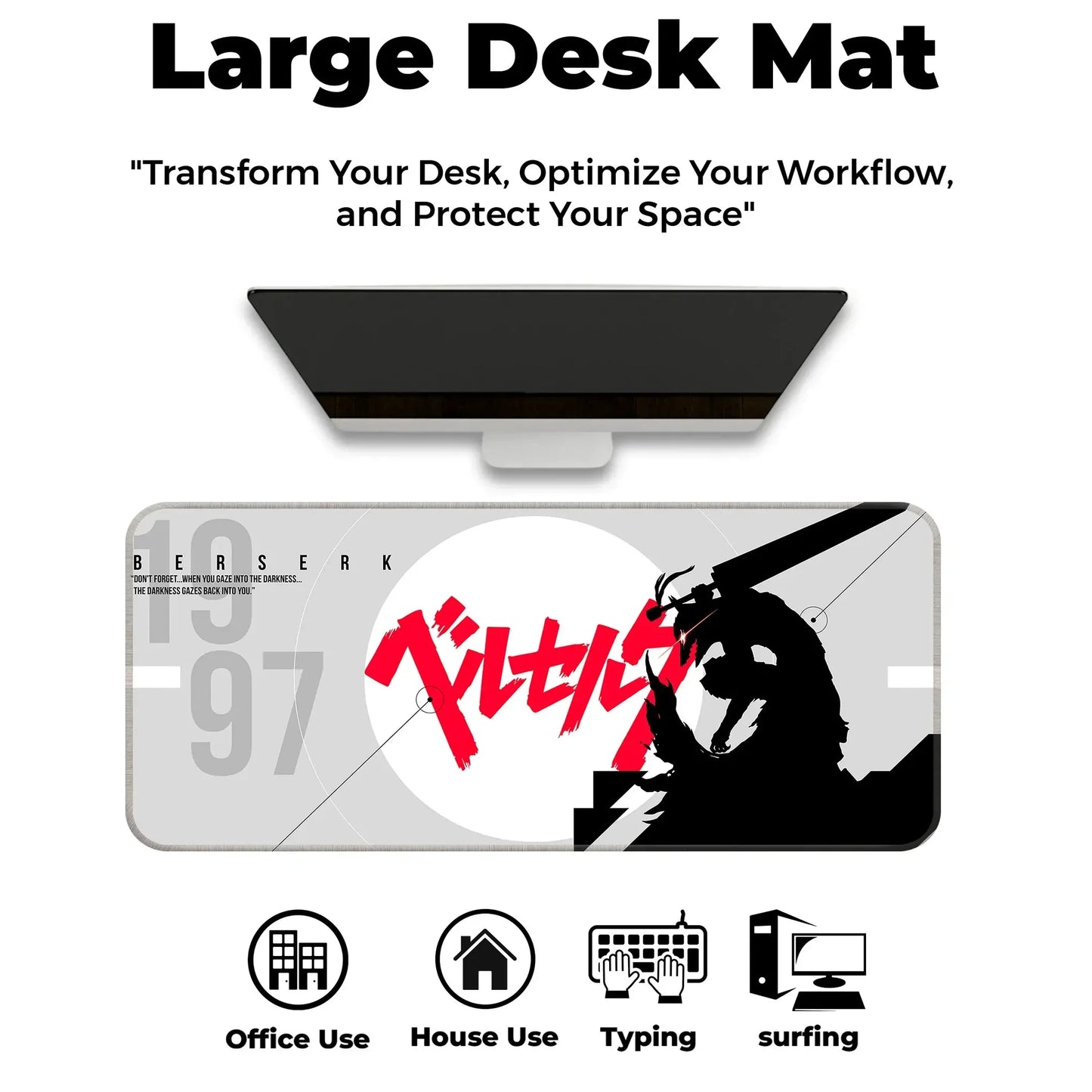 Berserk - Light - E-XL Mousepad