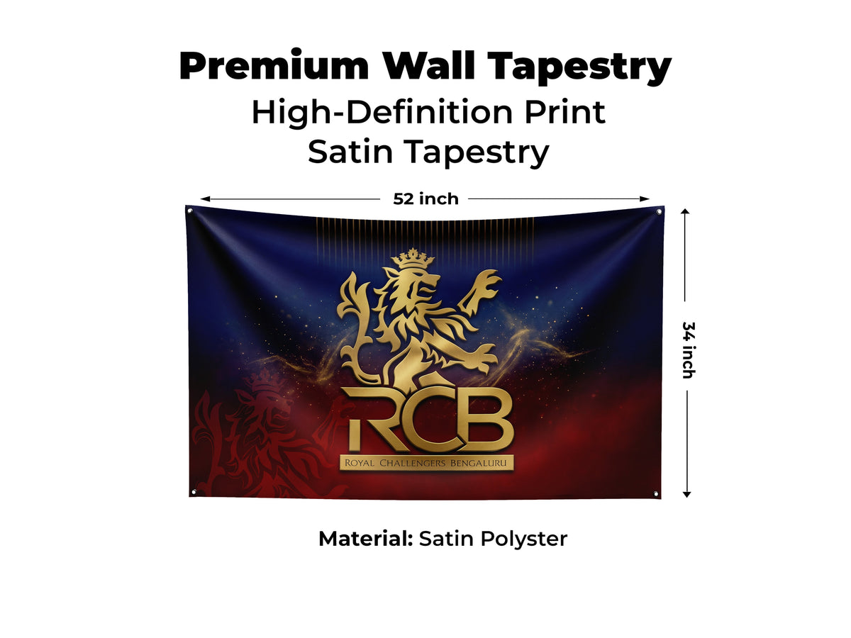 Royal Challengers Banglore - Special Cricket Edition Tapestry