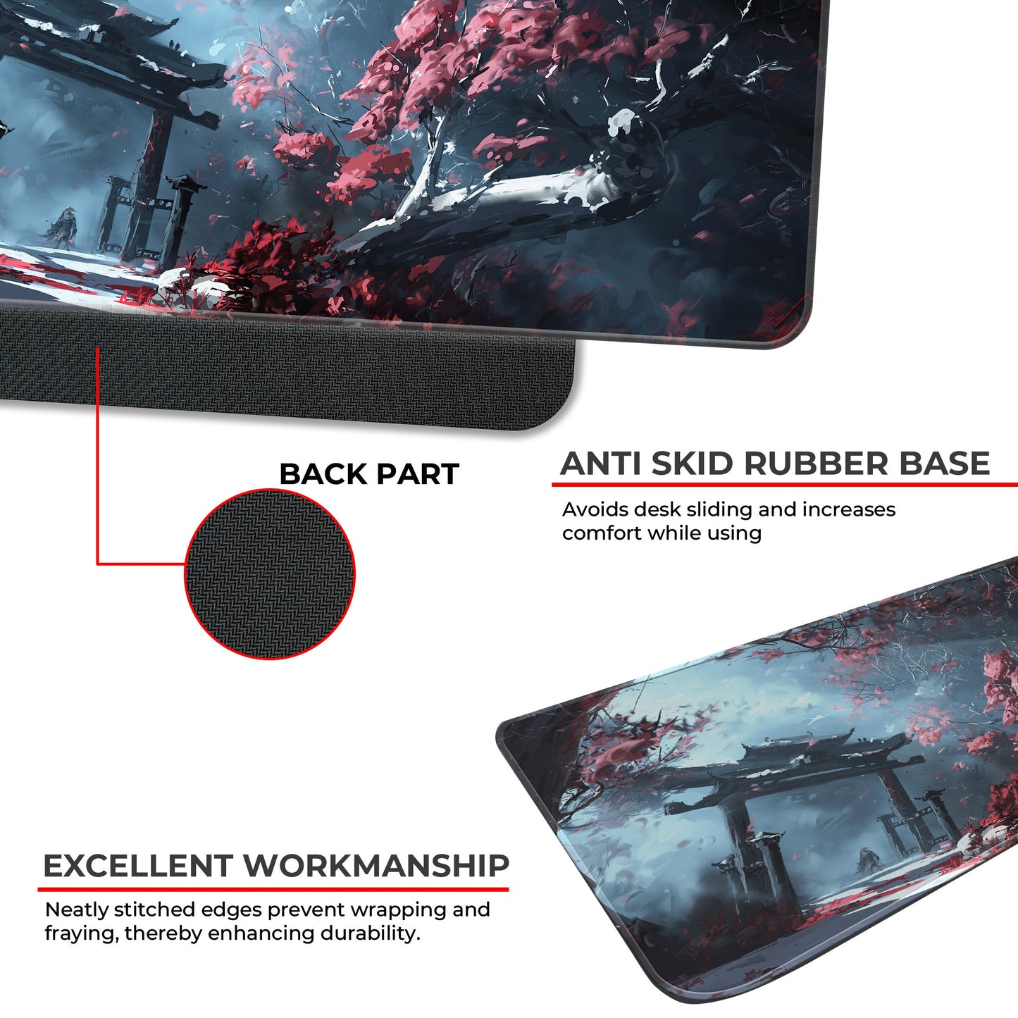Dark Sakura Art - XXL Mousepad