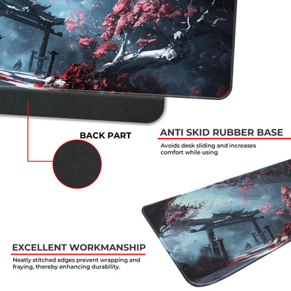Dark Sakura Art - E-XL Mousepad
