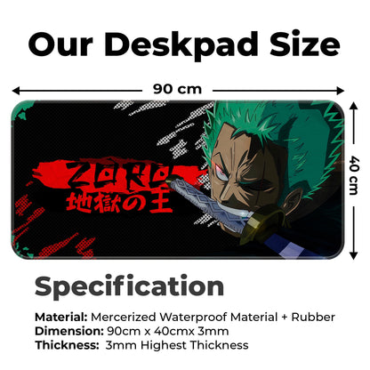 Roronoa Zoro - XXL Mousepad