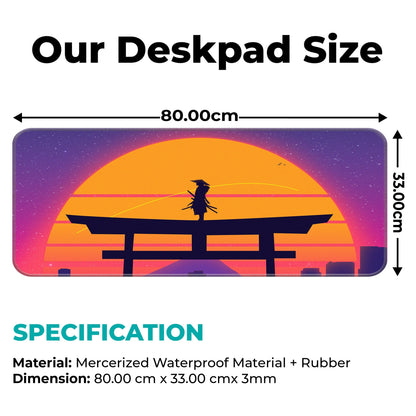 Tori Gate Abstract - E-XL Mousepad
