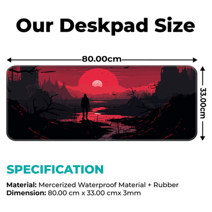 Red Landscape - E-XL Mousepad