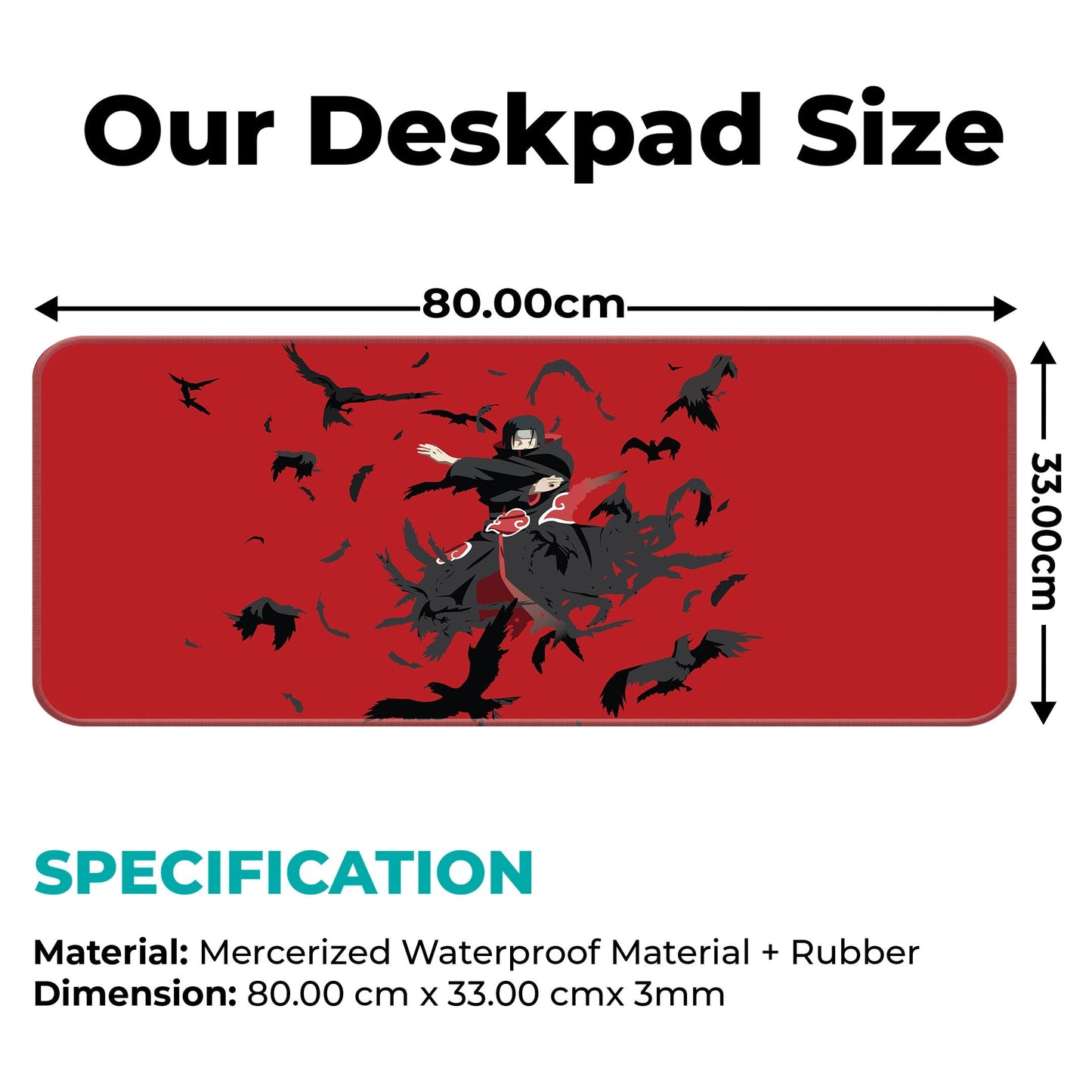 Itachi - Minimal - I - E-XL Mousepad