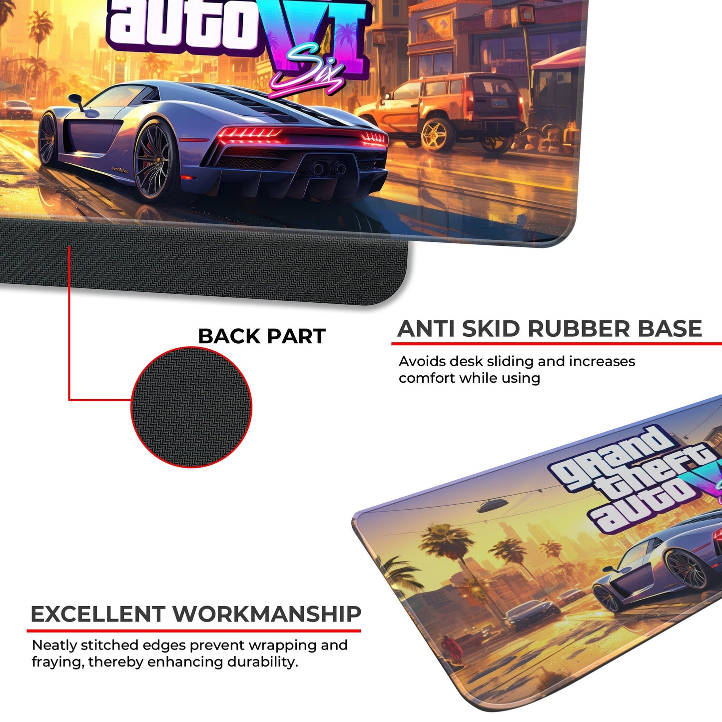GTA VI - I - XL Mousepad