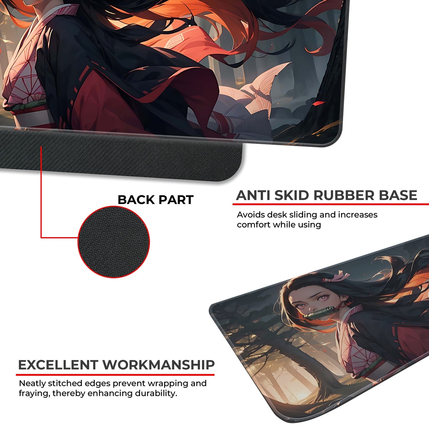 Nezuko Kamado - E-XL Mousepad