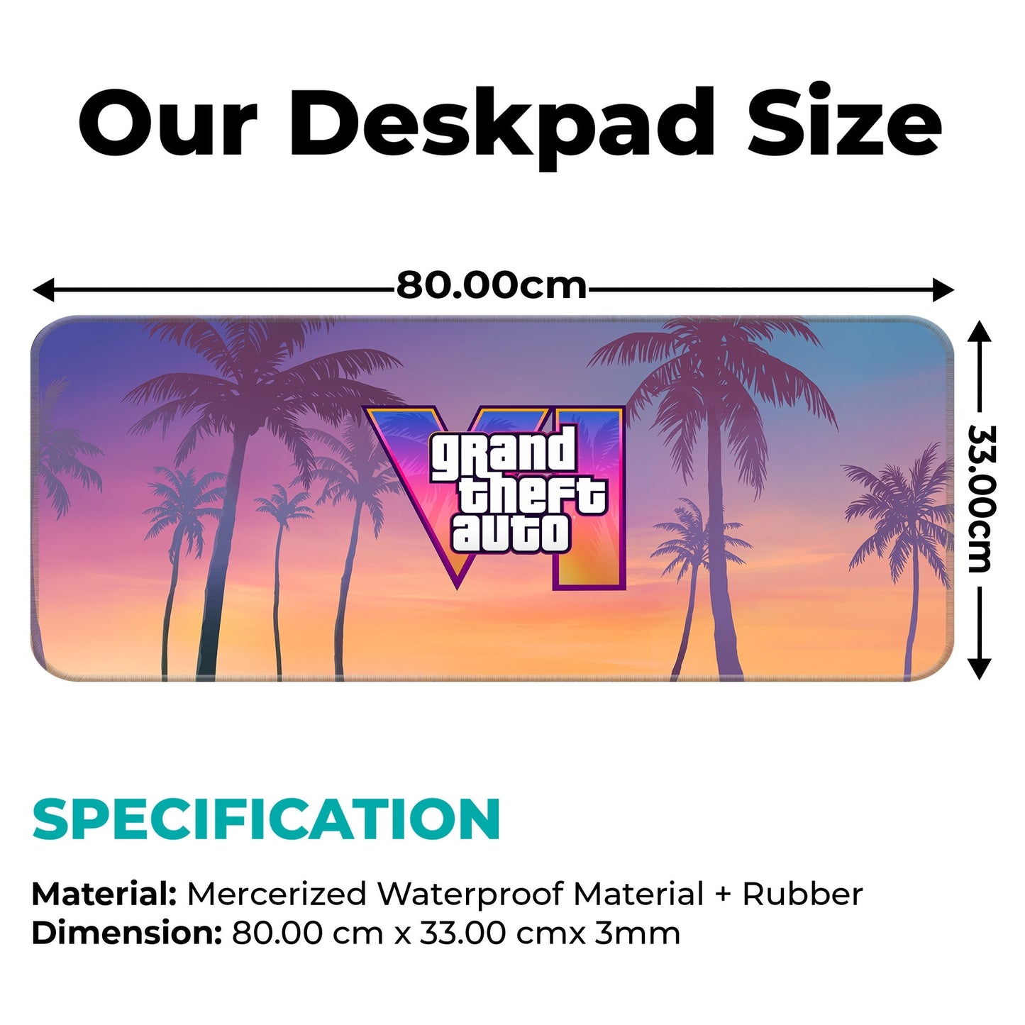 GTA VI - II - E-XL Mousepad
