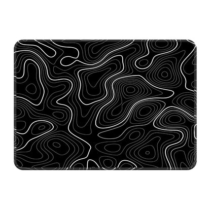 Black Topography - S Size Mousepad