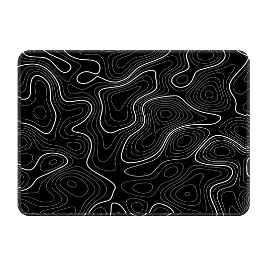 Black Topography - S Size Mousepad