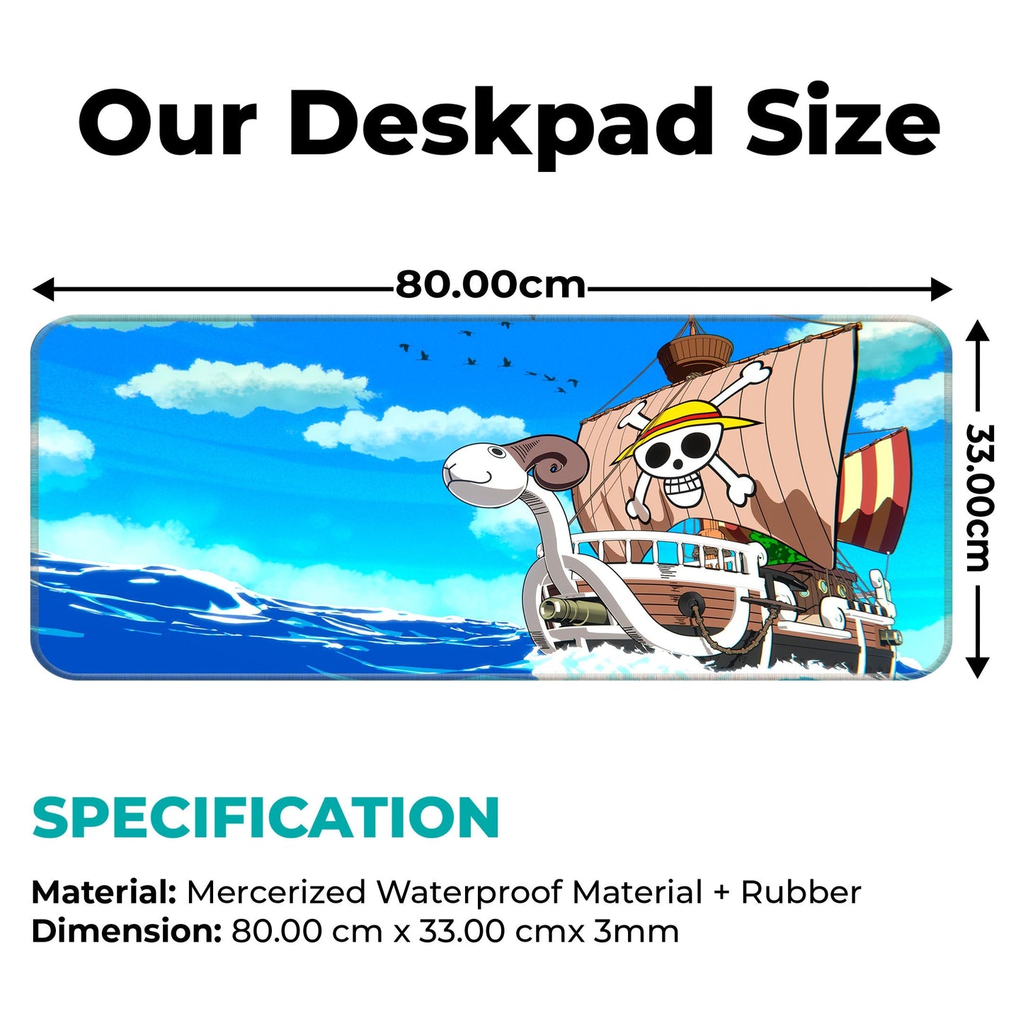 Going Merry - II - E-XL Mousepad