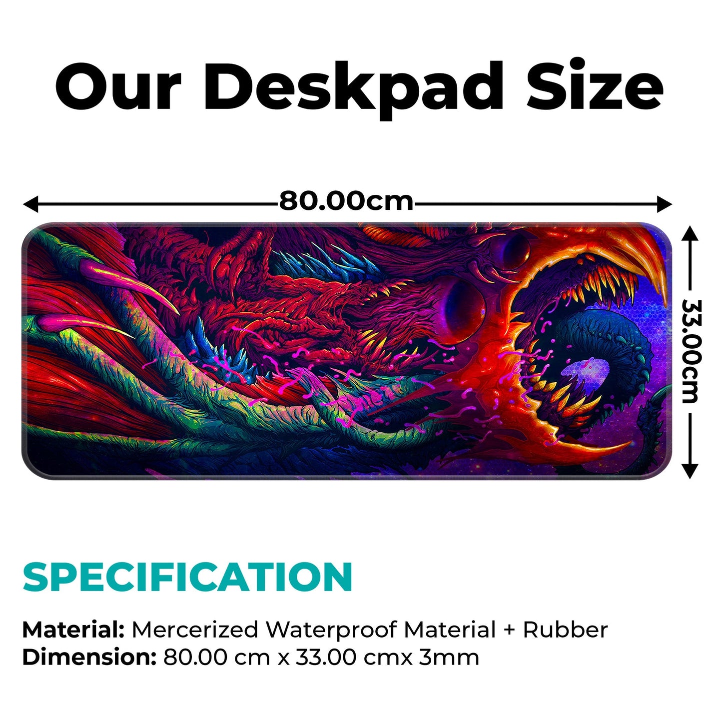 Hyperbeast - III - E-XL Mousepad