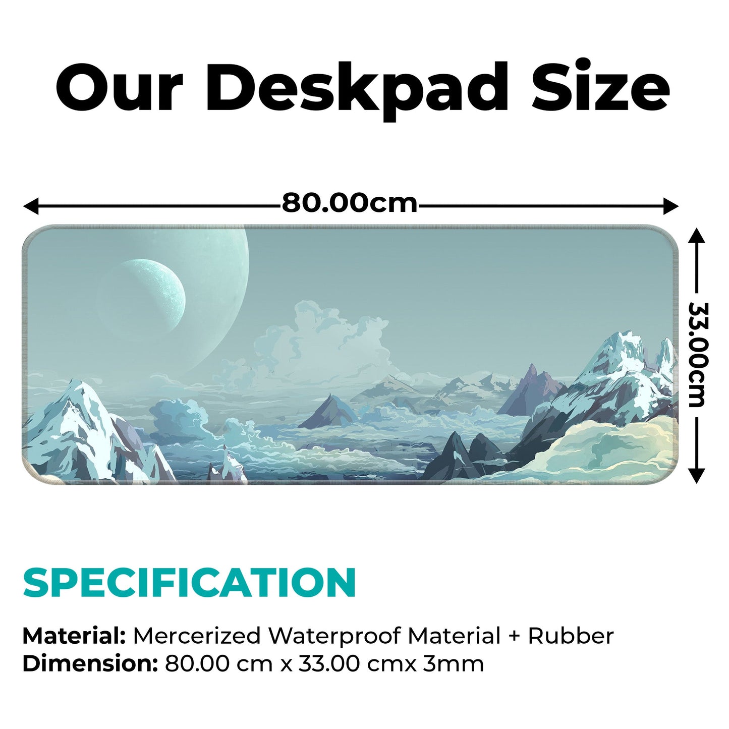Mountains Landscape - E-XL Mousepad