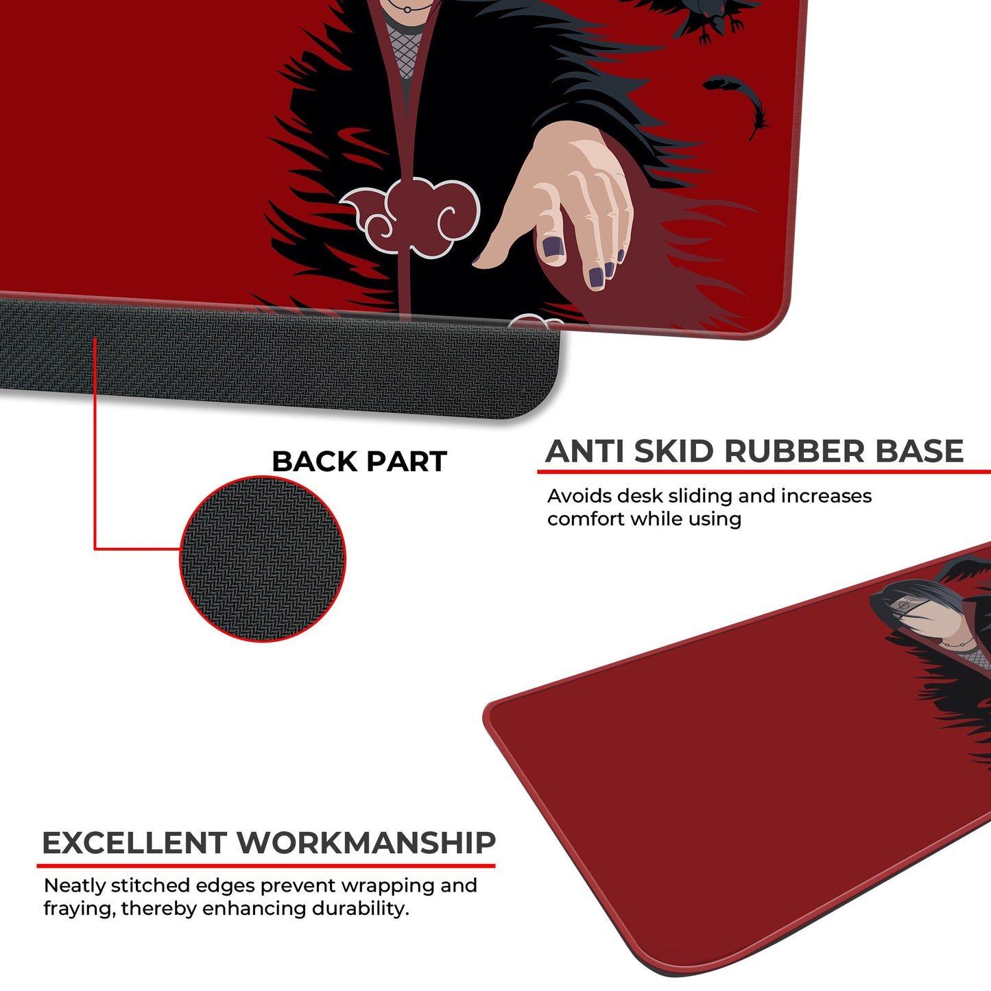 Itachi - Minimal - II - XXL Mousepad