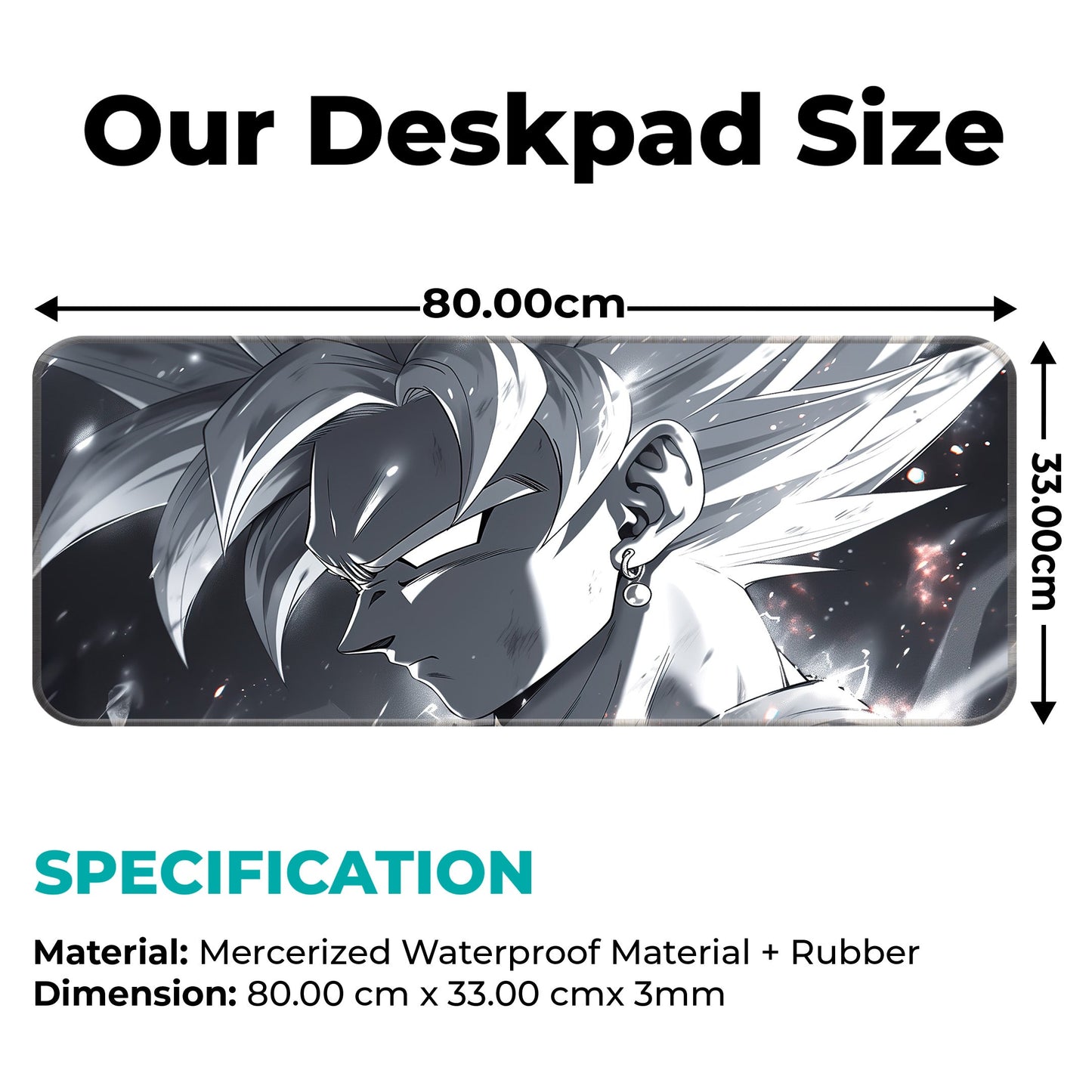 DBZ - Goku Ultra Instinct - E-XL Mousepad