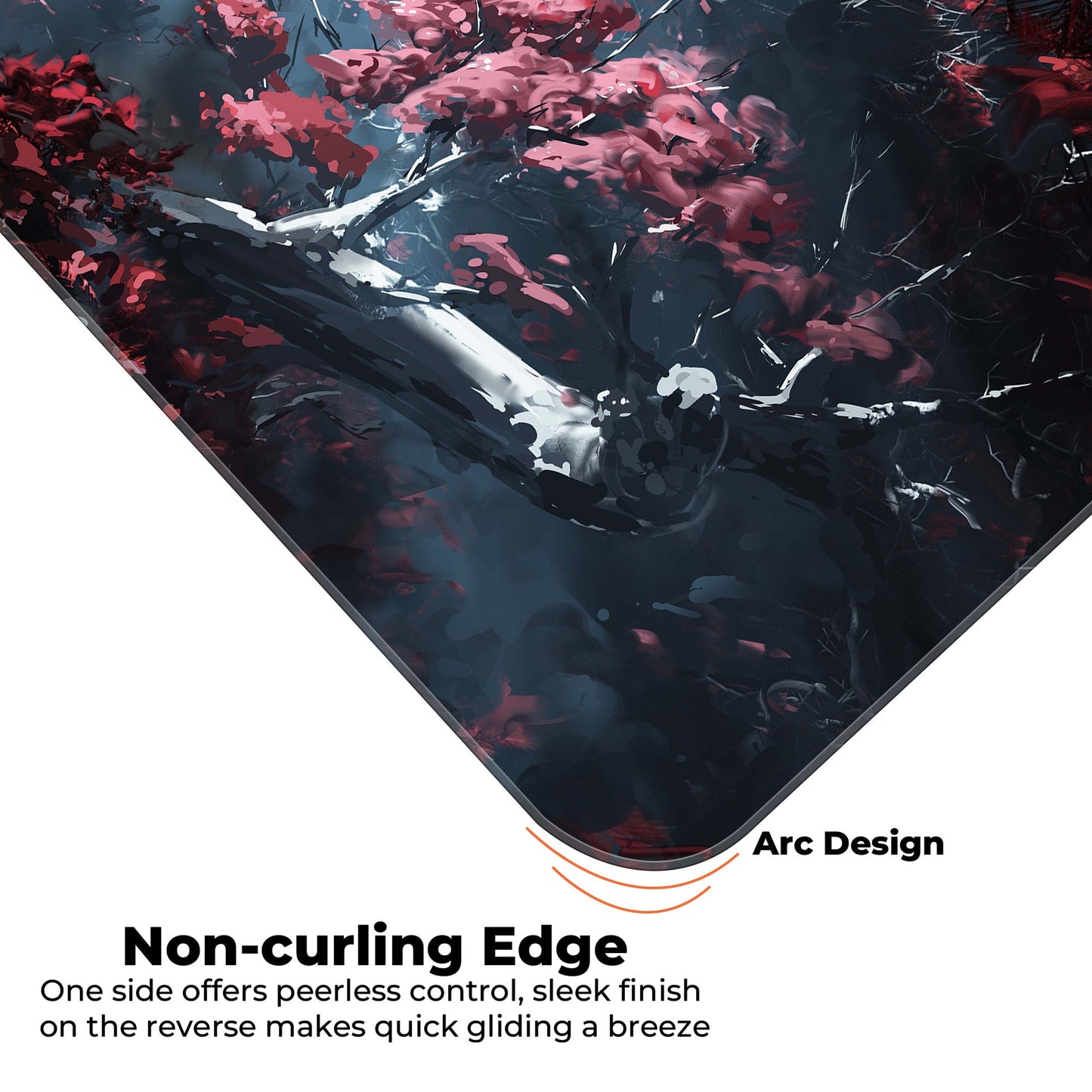 Dark Sakura Art - E-XL Mousepad