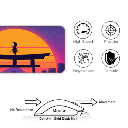 Tori Gate Abstract - E-XL Mousepad