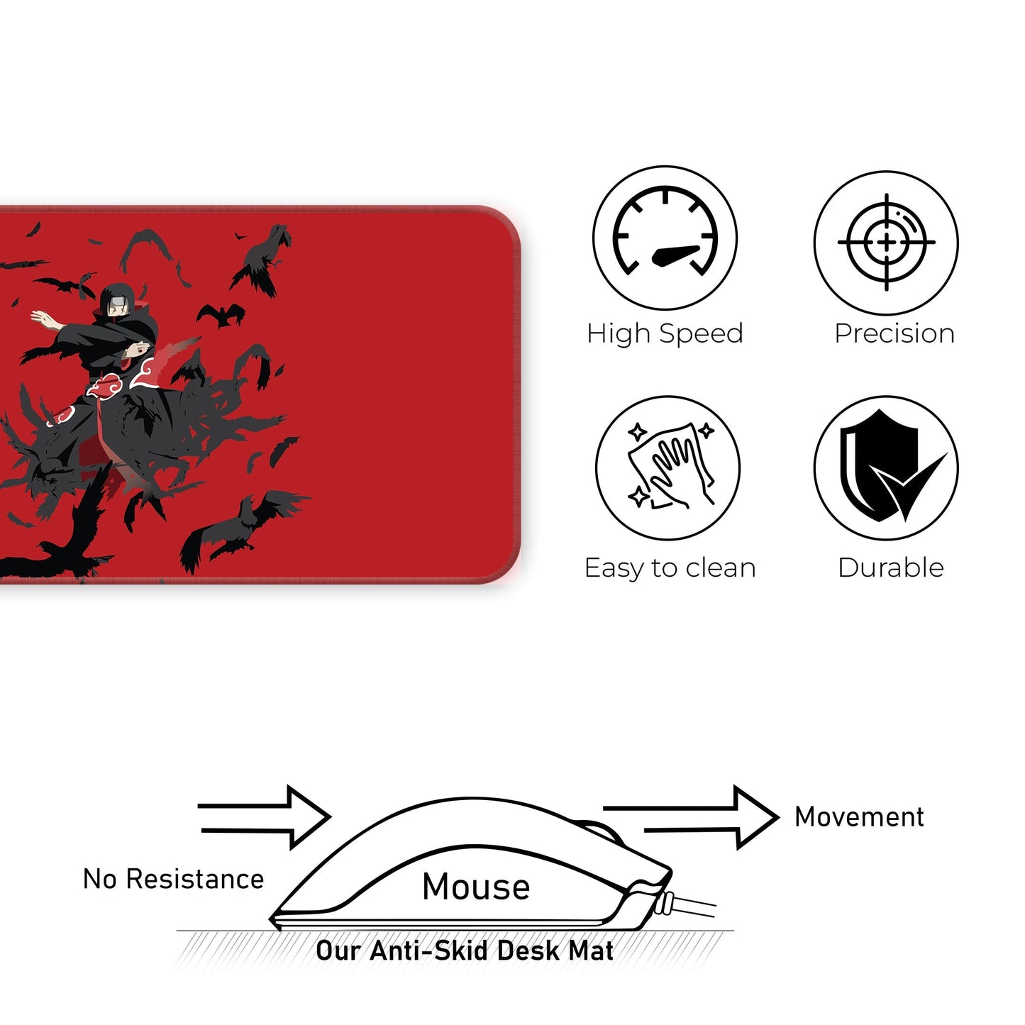 Itachi - Minimal - I - E-XL Mousepad
