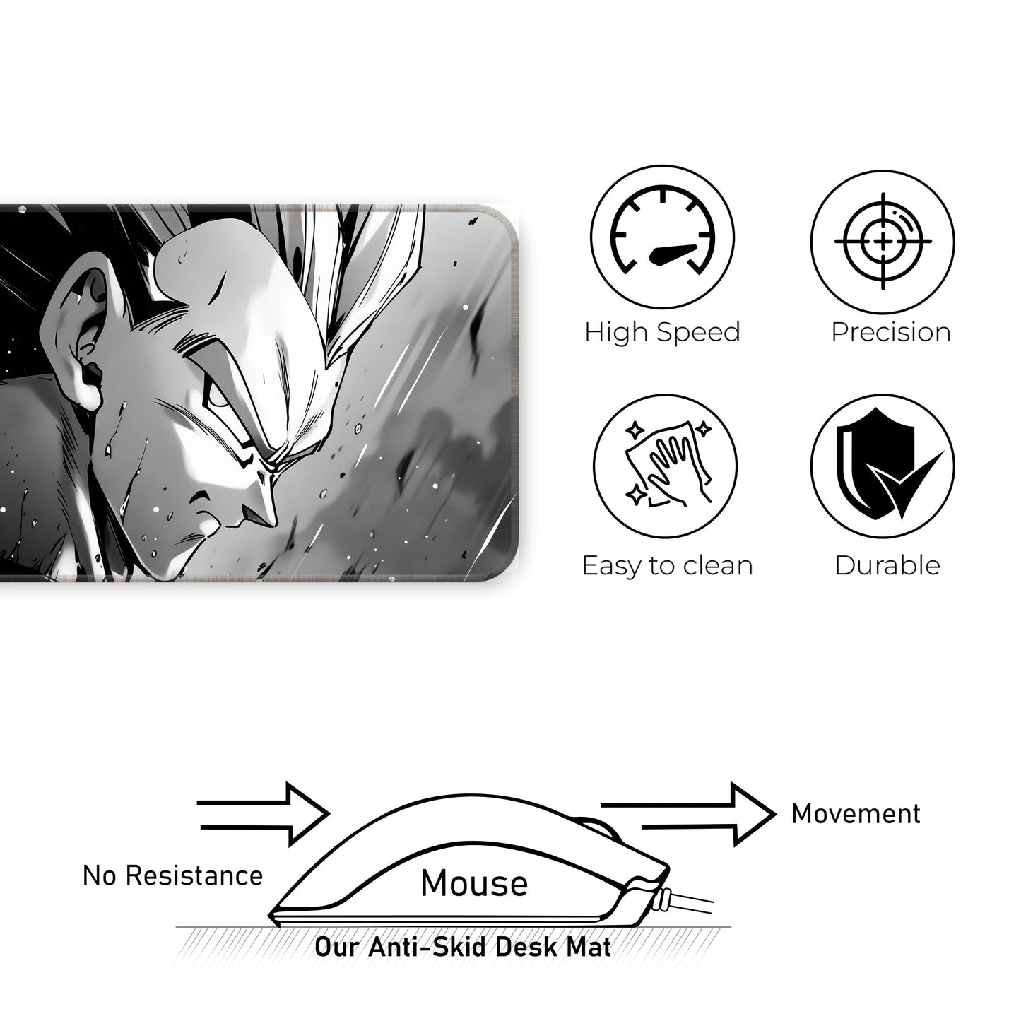 DBZ - Vegeta - XXL Mousepad