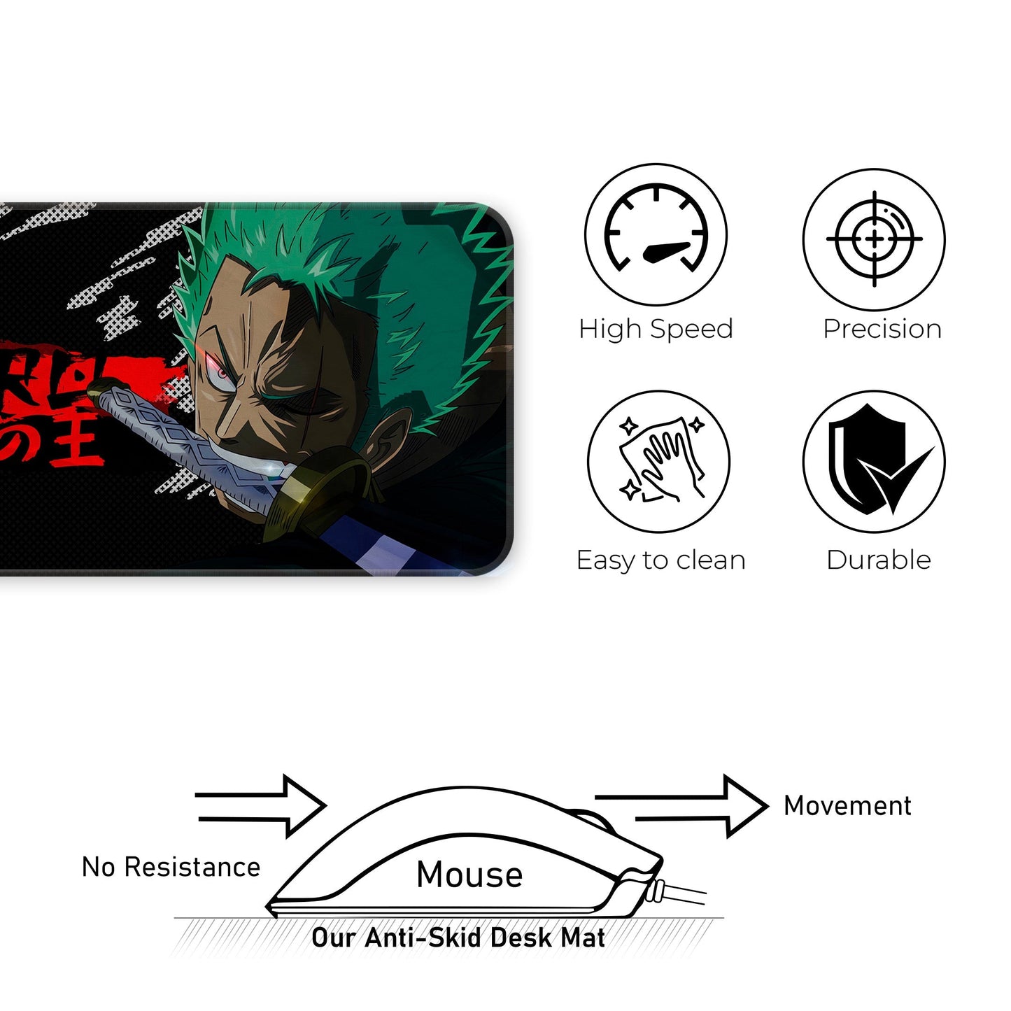 Roronoa Zoro - E-XL Mousepad