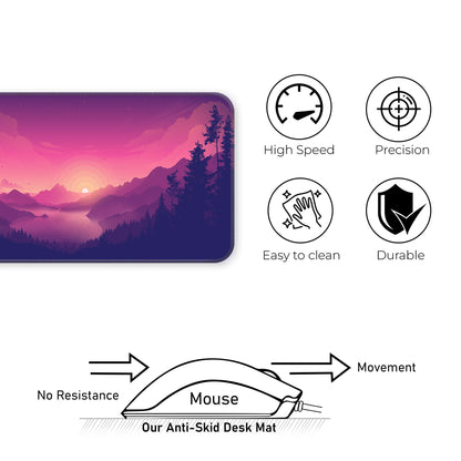 Pink Sunset - XXL Mousepad