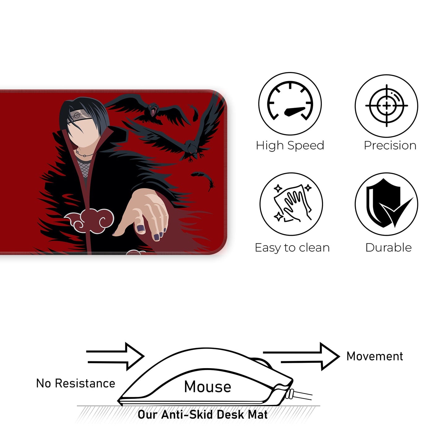 Itachi - Minimal - II - XL Mousepad