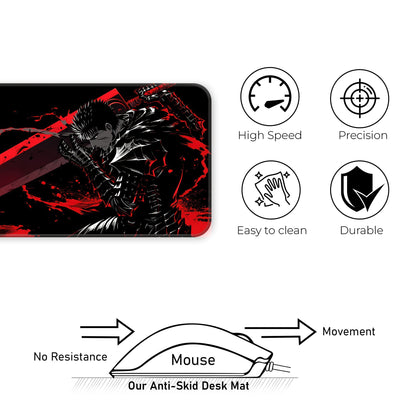 Berserk - Guts - E-XL Mousepad