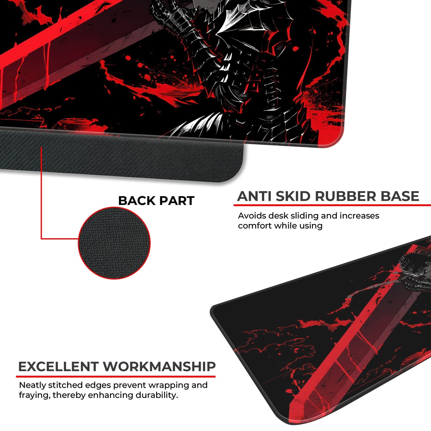 Berserk - Guts - XL Mousepad