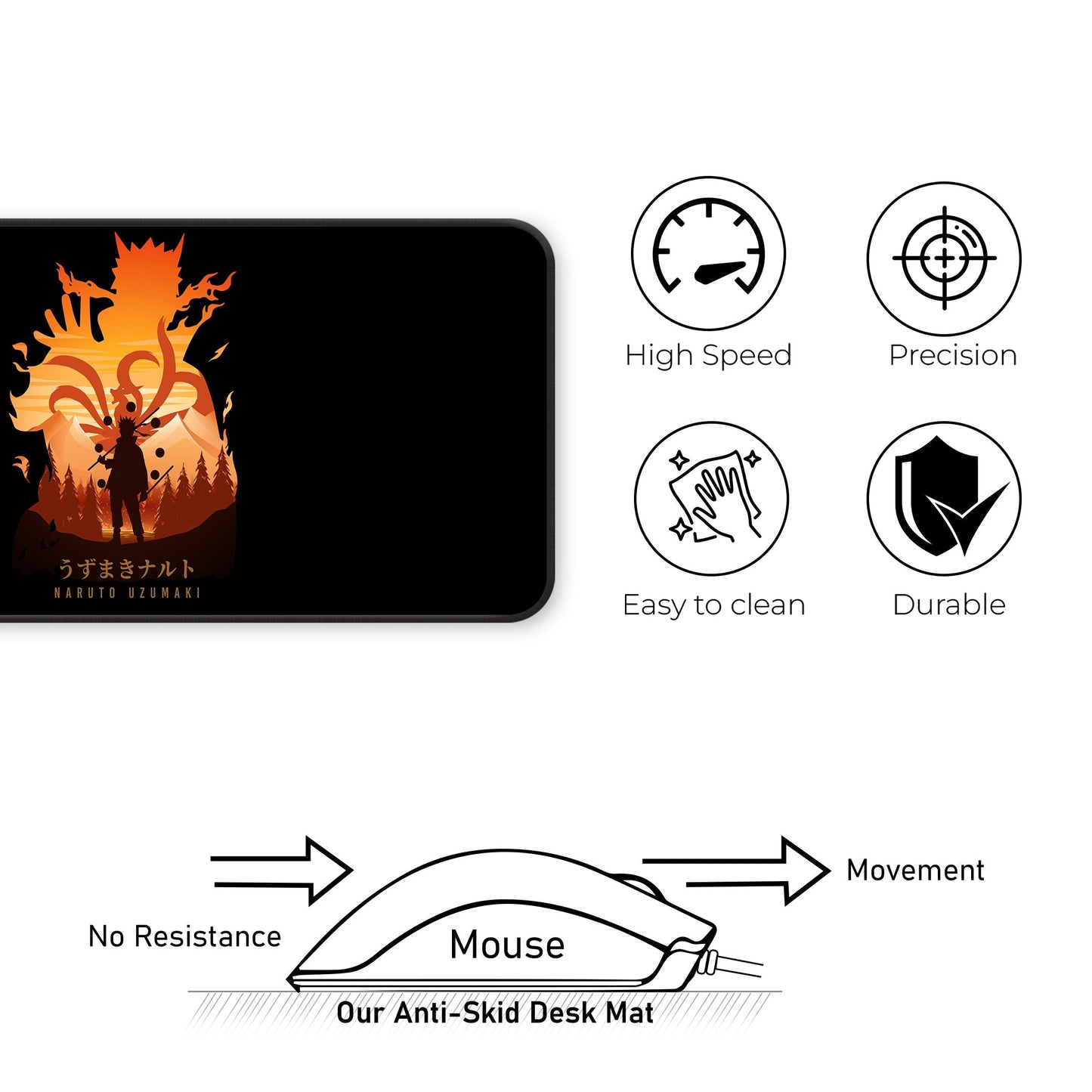 Naruto Uzumaki - E-XL Mousepad