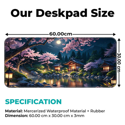 Japanese Festive Night - XL Mousepad