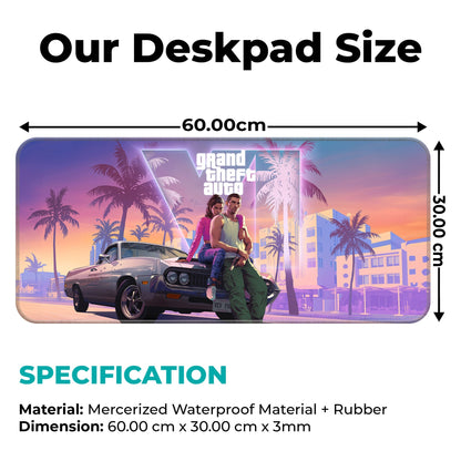 GTA VI - III - XL Mousepad