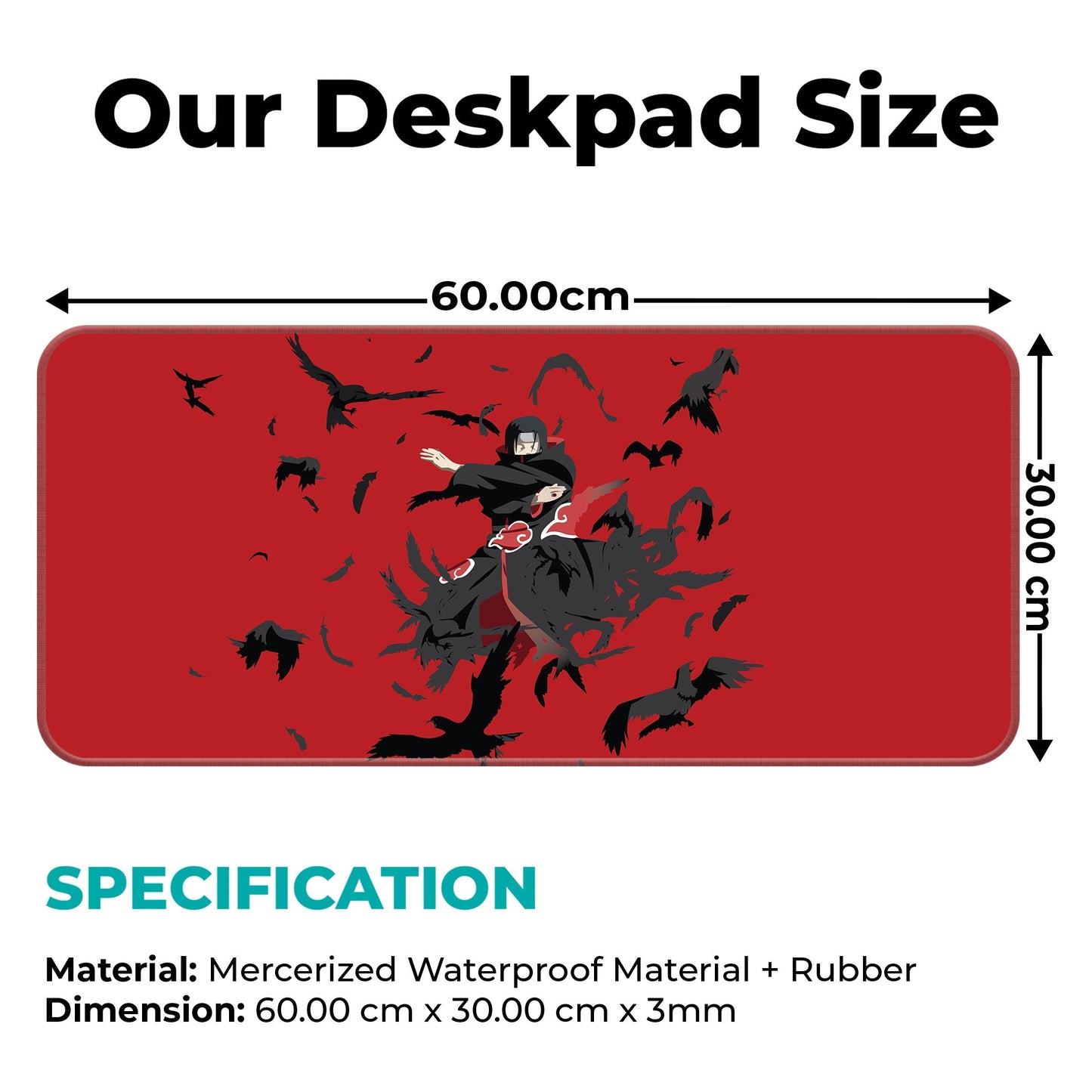 Itachi - Minimal - I - XL Mousepad
